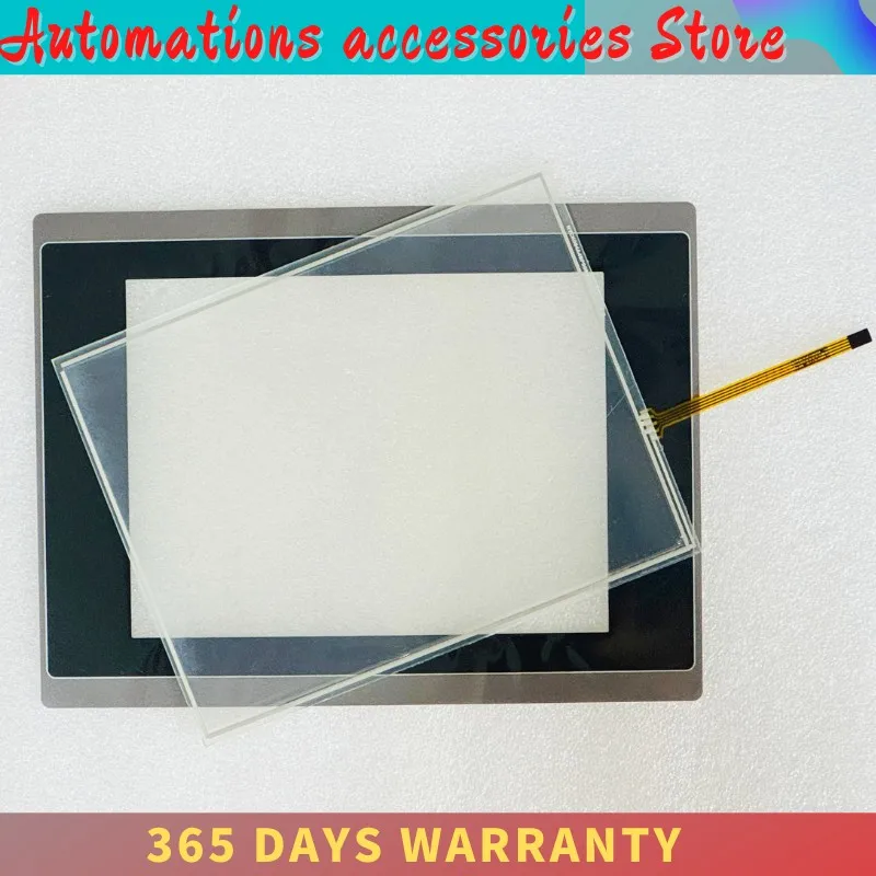 Touch Screen Panel Glass Digitizer for PT080-TST1B-F1R1 PT080-1BF-T1S PK080-20B-T1S with Front Overlay Protective Film
