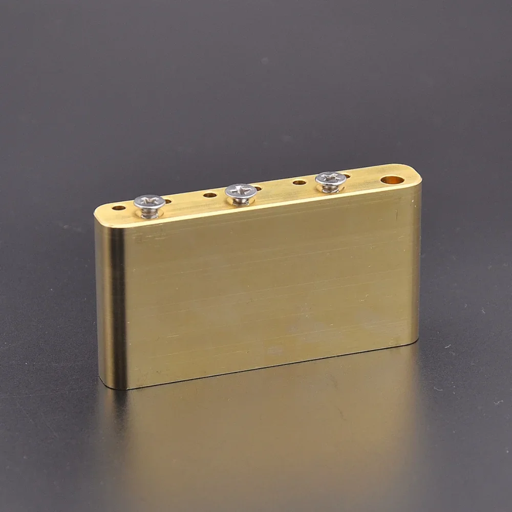 1 Piece 52.5MM Electric Guitar Tremolo System Bridge Brass Block Stainless Steel Block for Mexico Fen-der / Sq-uier CV