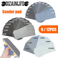 Premium Sandpaper Set 80-10000 Grit Sanding Papers Water/Dry Abrasive Sandpapers Sanding Sheets For Wood Metal Polishing