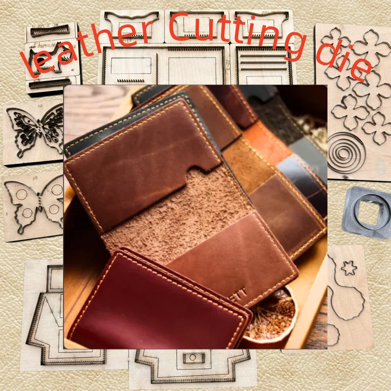 Custom Special Unique Shape Card Sleeve Cutting Die Japan Steel Wooden Knife Mold DIY Handmade Leather Craft Tool
