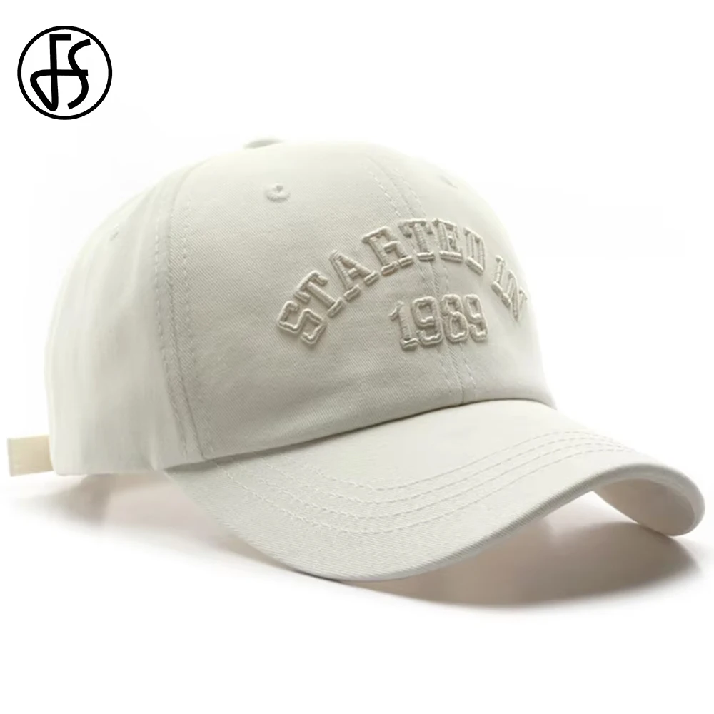 

FS Navy White Brand Baseball Caps For Men Stylish American Street Women Snapback Hip Hop Cap Summer Trucker Hat Casquette Homme