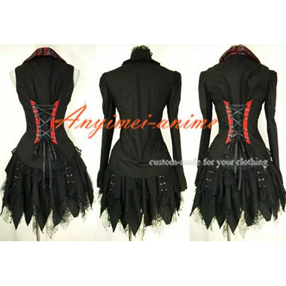 fondcosplay tripp Fashion Hiphop Gothic Lolita Punk Fashion Outfit shirt black skirt Cosplay Costume CD/TV[CK517]