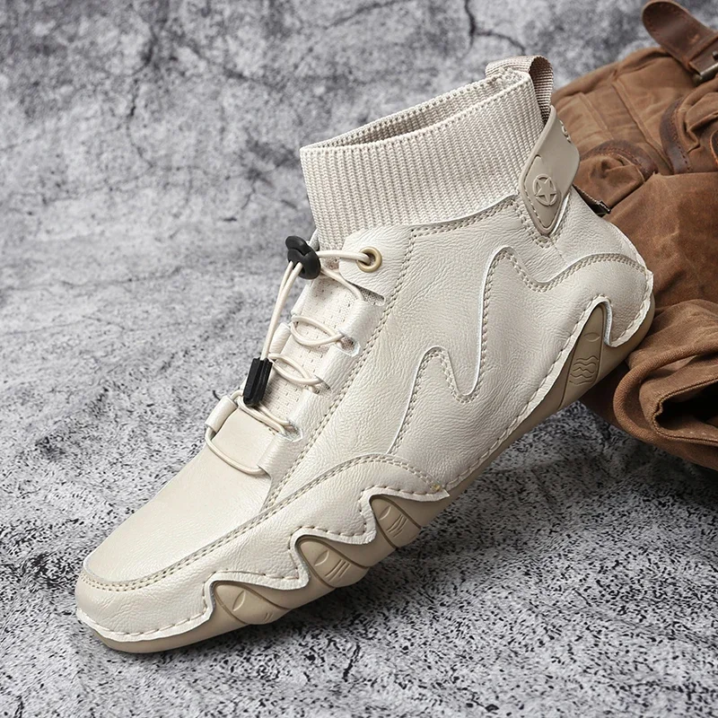 

Couple Casual Plus Size Casual Boots Spring And Autumn New Fashion Anti Slip Socks Boots Men's And Women's Outdoor Sports Shoes