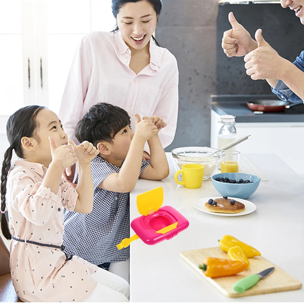 

2 Pcs Portable Wipe Box Case Travel Wipes Dispenser Baby Holder Container Hanging