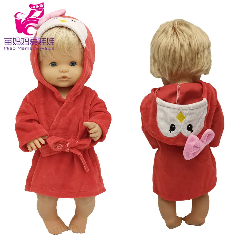 38 Cm Nenuco Doll Clothes Bathrobe Ropa y su Hermanita 17 Inch Baby Doll Bathrobe Toys Wears