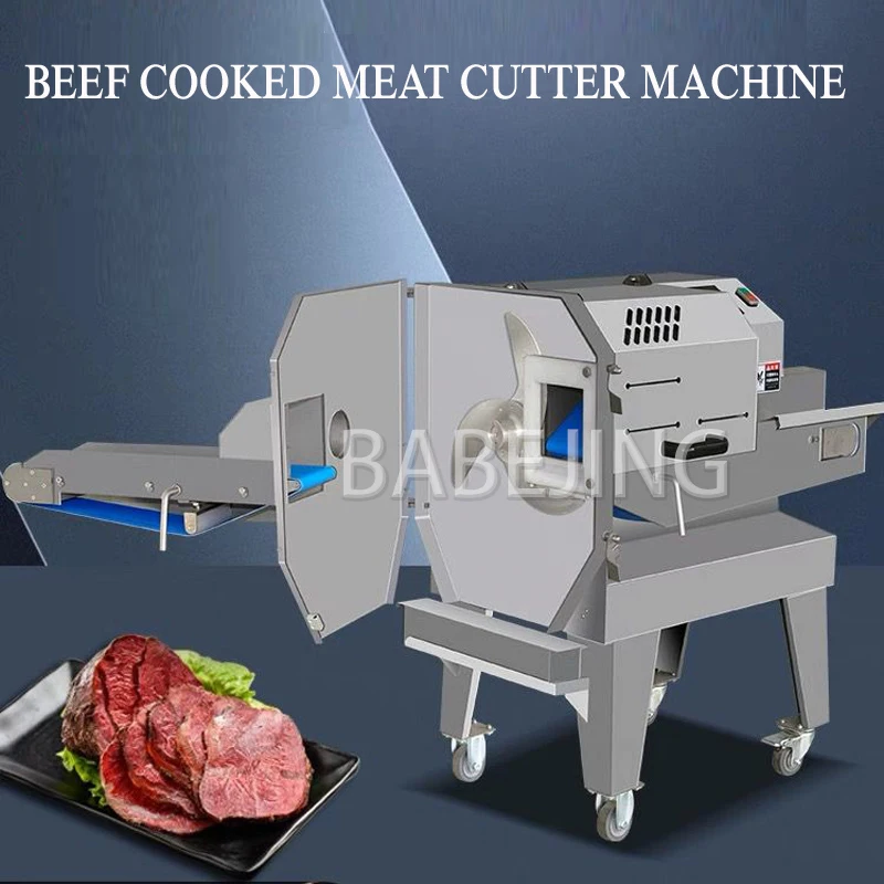 Deli Meat Slicing Machine, Commercial Cooked Meat Cutter for Restaurant Catering Food Business