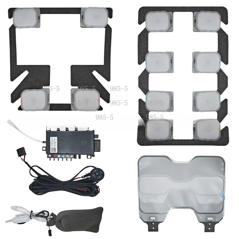 Car Comfort Massage Cushion, 12 Air Holes Design With Dual Mode Lumbar Support