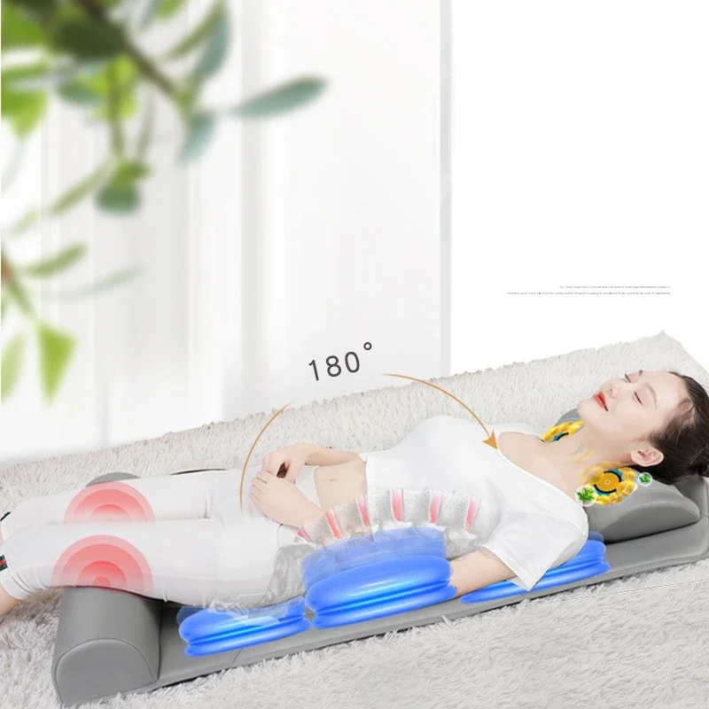 Intelligent Airbag Massage Mattress, Electric Kneading Back Mat, Multi-Functional Massage Cushion for Full Body Relief