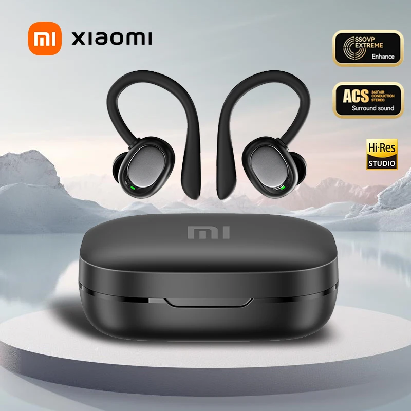 Беспроводные наушники Xiaomi SP180 TWS Bluetooth 5.3 с шумоподавлением, спортивные, с креплением на ухо, HiFi стерео, водонепроницаемые, игровые
