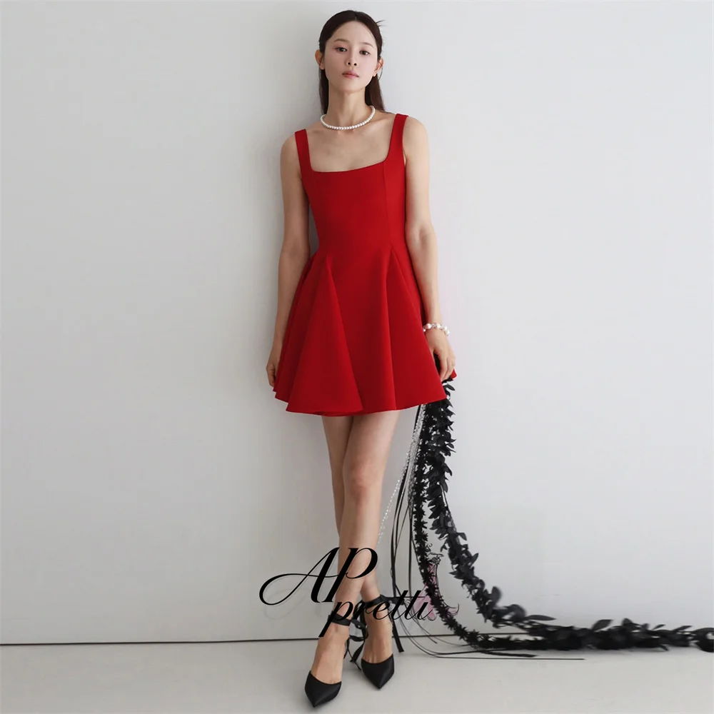 abito-da-ballo-vintage-rosso-a-trapezio-stile-coreano-con-scollo-quadrato-in-raso-plissettato-abito-da-sposa-con-chiusura-a-scatto-personalizzabile-per-feste-﻿-﻿