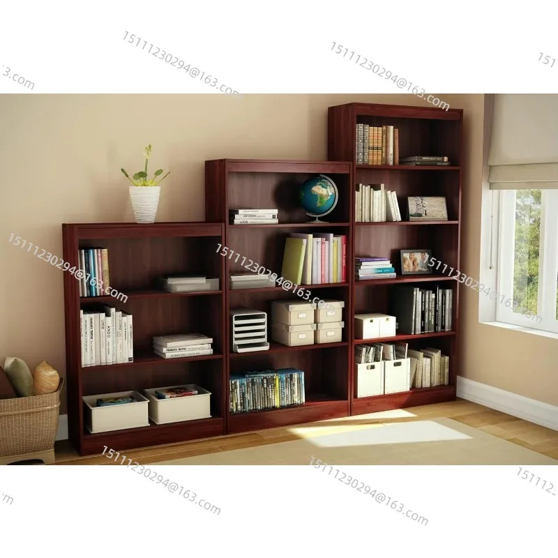 Librería Axess de 5 Estantes, Modelo 2025, Color Cerezo Real, 11.38 Pulgadas de Profundidad x 27.88 Pulgadas de Ancho x 68.75 Pulgadas de Alto