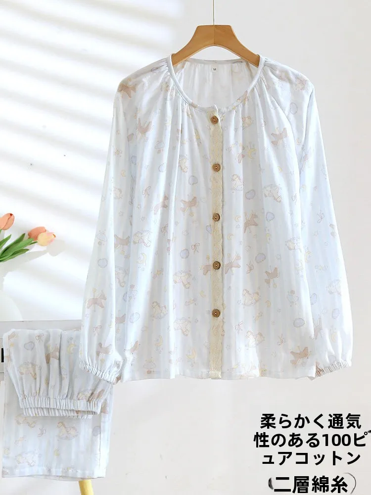 vetements-de-maison-legers-pour-femmes-en-coton-100-pour-le-printemps-l'ete-et-l'automne-col-rond-absorbant-la-transpiration-respirants