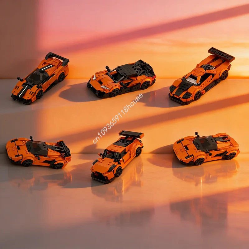 

566pcs MOC City Champions 6 1 Model Building Blocks Toys Construction Assemble DIY Creative Idea Education Christmas Gift Brick