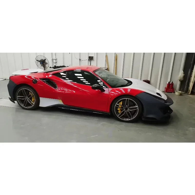 For 488 GTB Fully Modified Pista Style Body Kit PP+Dry Carbon Fiber Body Kit