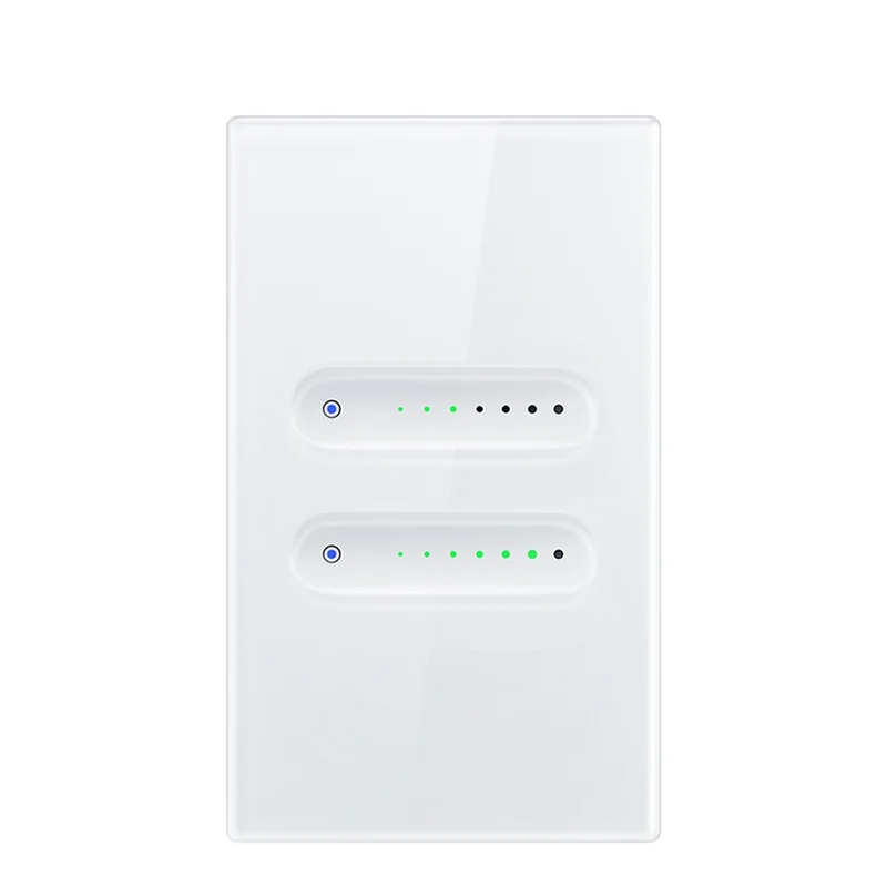 

B47C Tuya Wi-Fi умный диммер диммер выключатель света 2-бандовый работает с Alexa Google Home настенный выключатель, A