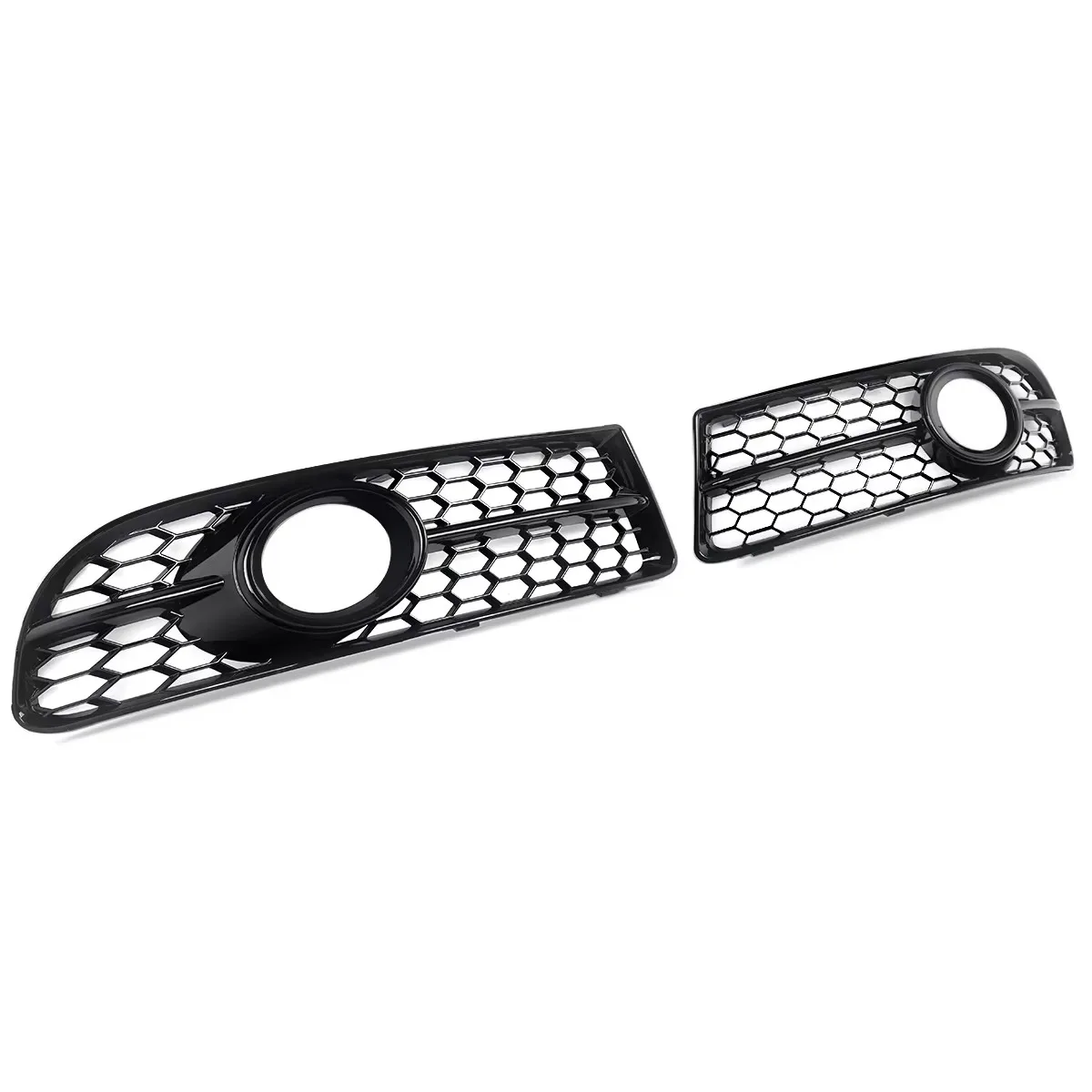 Fit for Audi A4 B7 S-Line S4 2005-2008 Front Bumper Fog Light Grille Cover Honeycomb Left Right 8E0807681F 8E0807682F