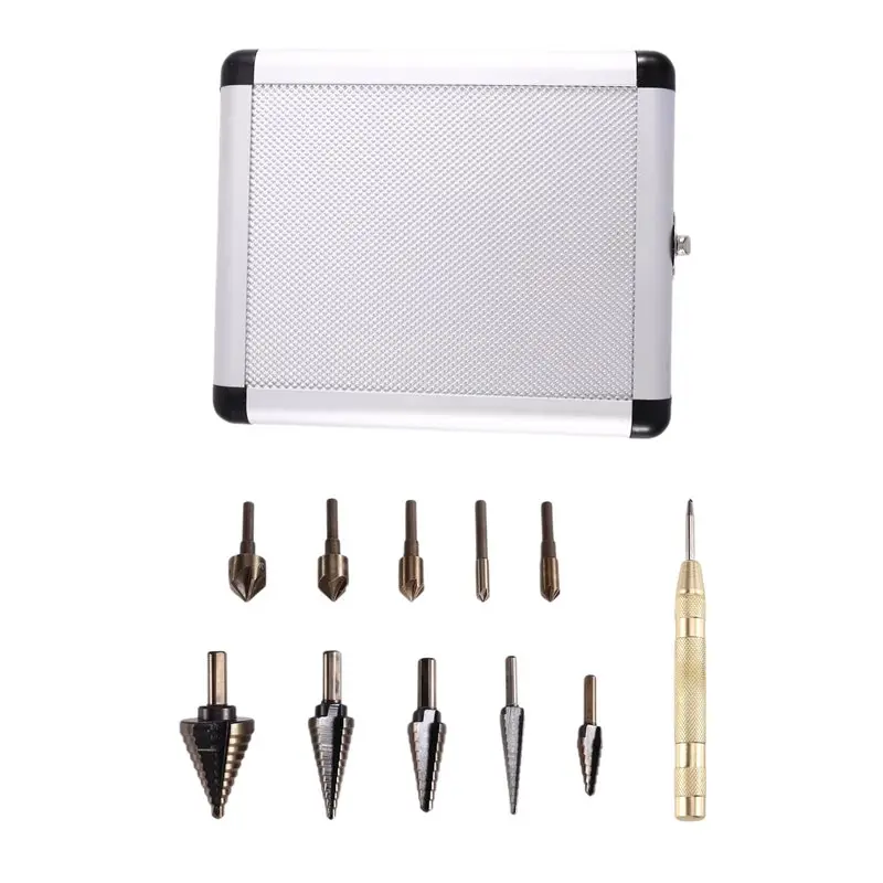 【thanksgiving-day】step-drill-bits-for-metal-countersink-bit-for-metal-premium-hss-countersink-drill-set