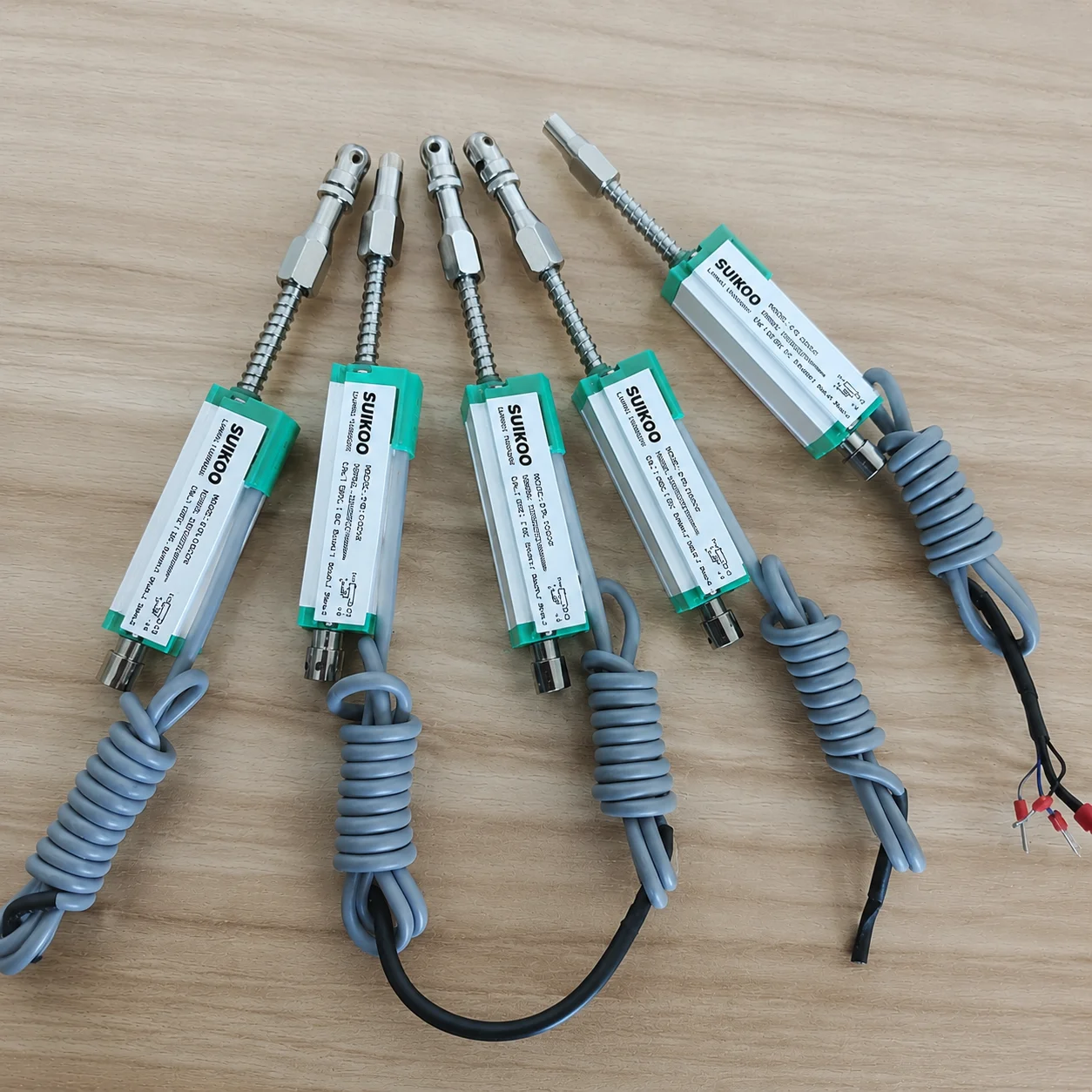 Automatic Reset KTR Type 10-125mm Mini Linear Potentiometer Sensor Electronic Ruler Miniature Spring Displacement Transducer