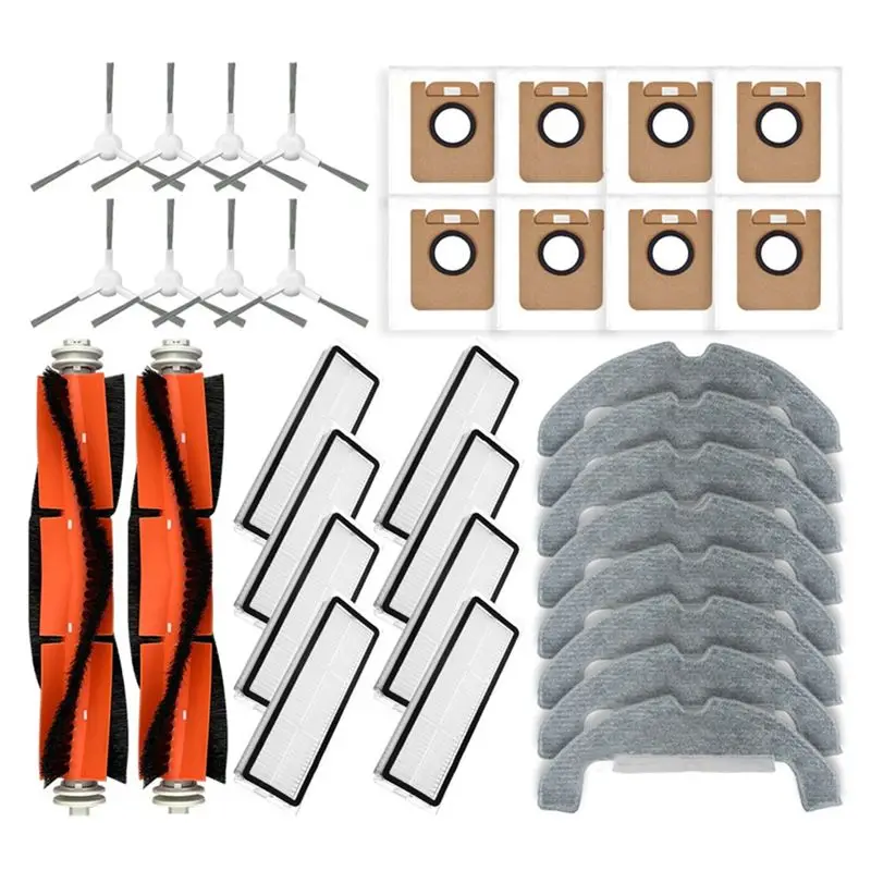 For Dreame Bot D9 Plus Robot Replacement Spare Parts Vacuum Accessories  Main Side Brush Hepa Filter Mop Cloth Dust Bag-AT64
