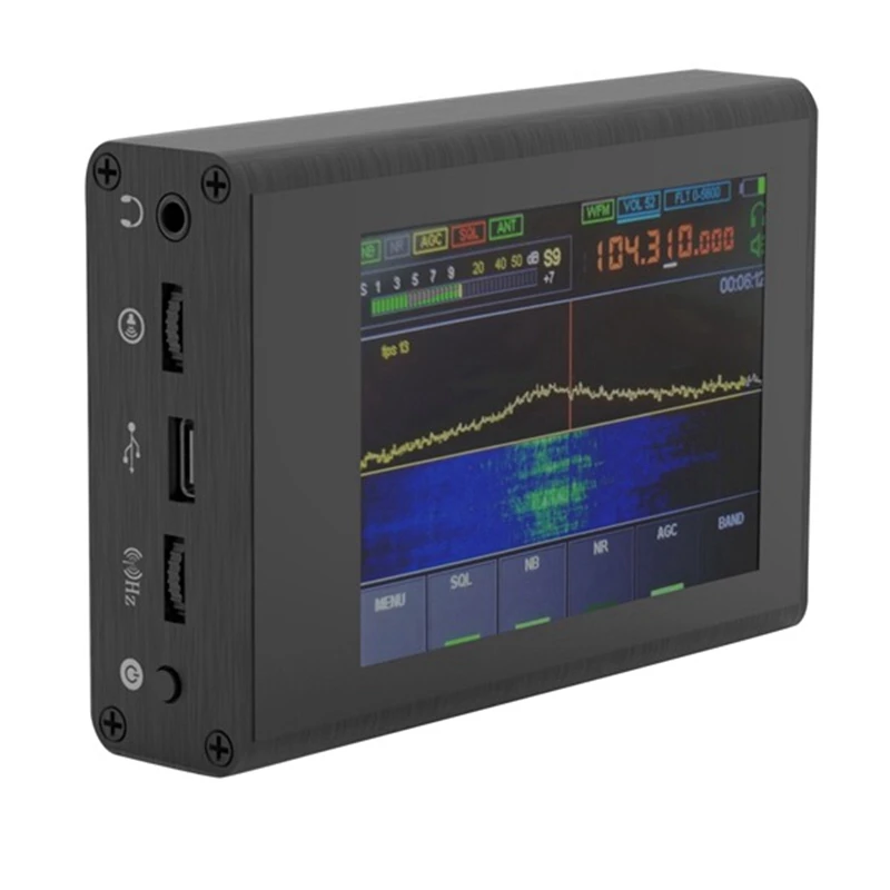 

50KHz-200MHz Malachite SDR Receiver Malahit Shortwave Radio 3.5Inch Screen Electrical Instruments Network Analyzers