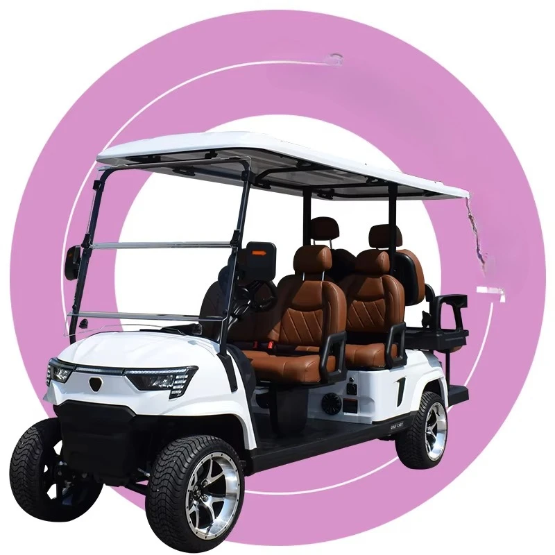 

Factory Supply Popular Golf Car Custom Electric 6 Person Seats Golf Cart on Sale