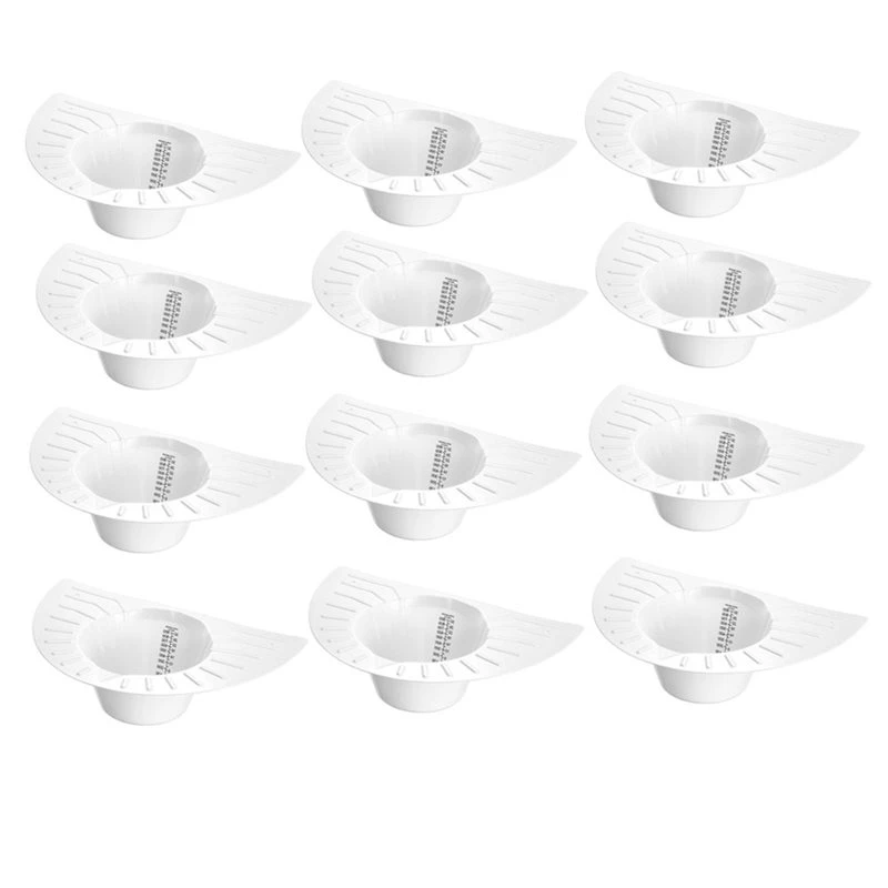 Stool Sample Collection Kit 30Oz 12 Pack Urine Collection Hats For Toilet, Graduated Specimen Collector Pans