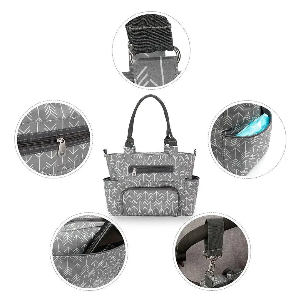 Mummy Diaper Bag Handbag Baby Carriage Storage Bag Baby Nappy Bag for Buggy