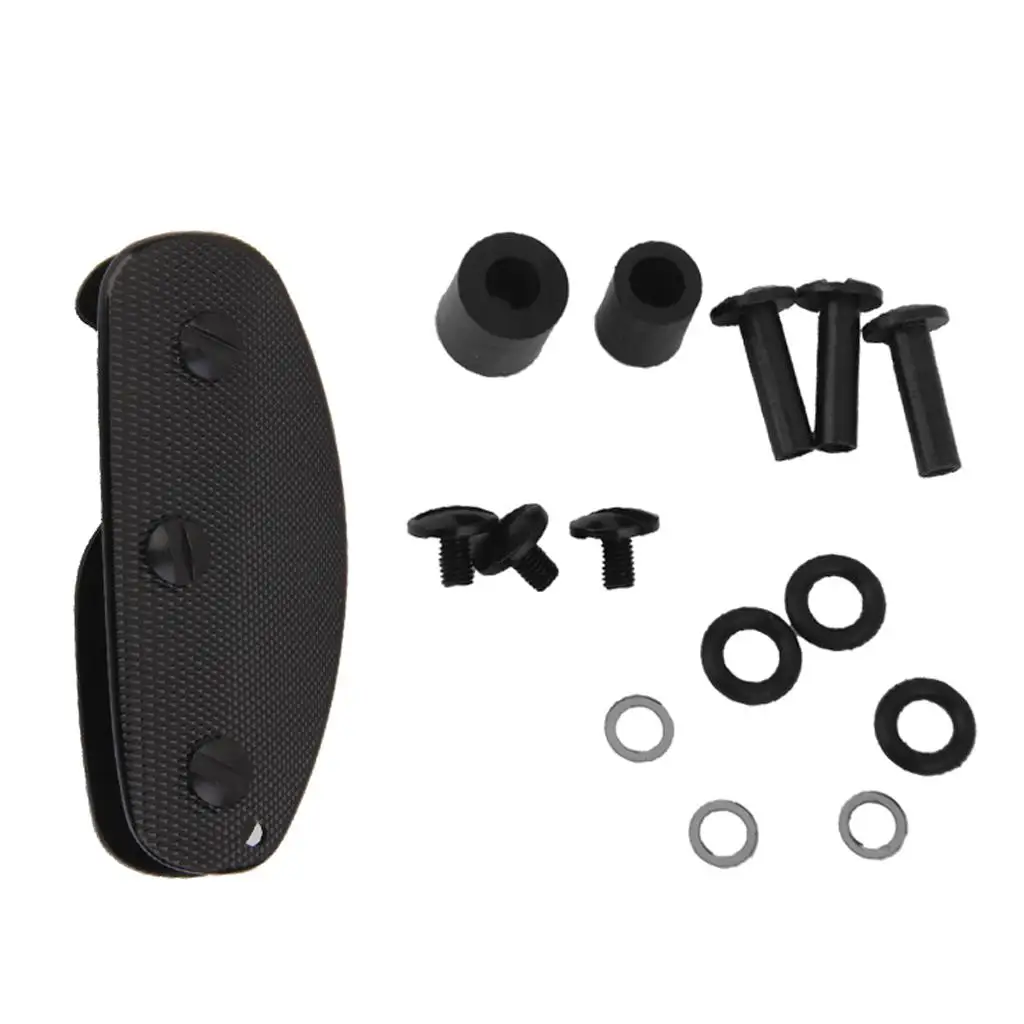 Metal Key Holder Keychain Organizer Black Aluminum Alloy Key Clip Tool Lightweight Design for Car and House Keys