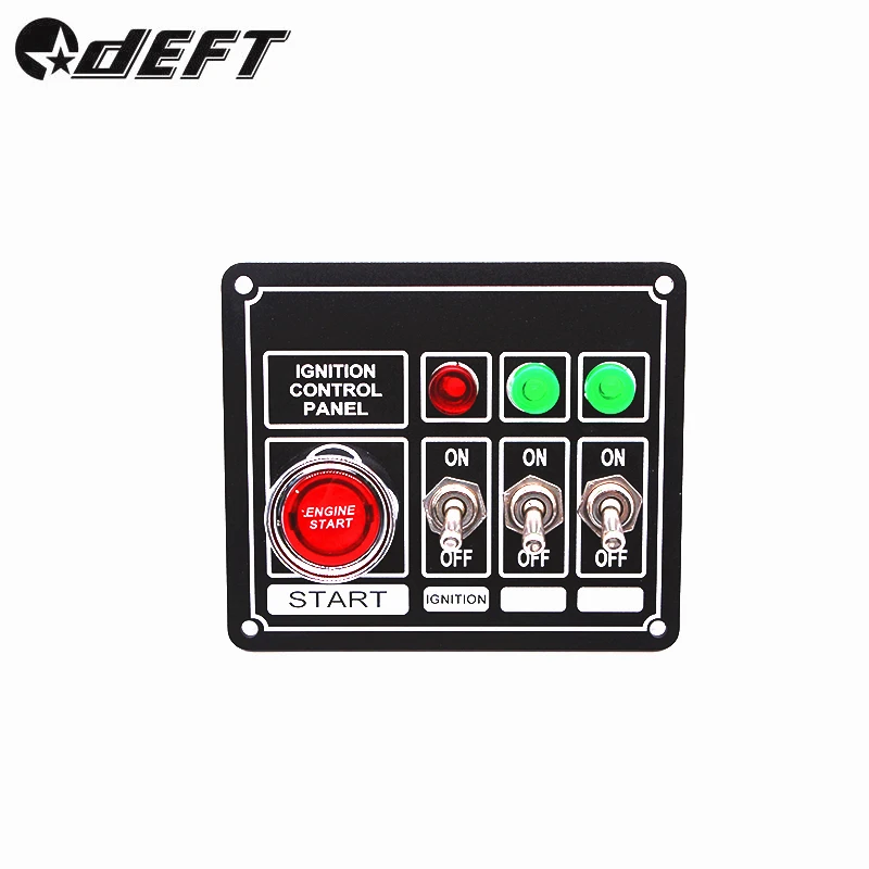 engine start button LED toggle switch Auto parts new aluminium alloy combination panel switch with indicator light
