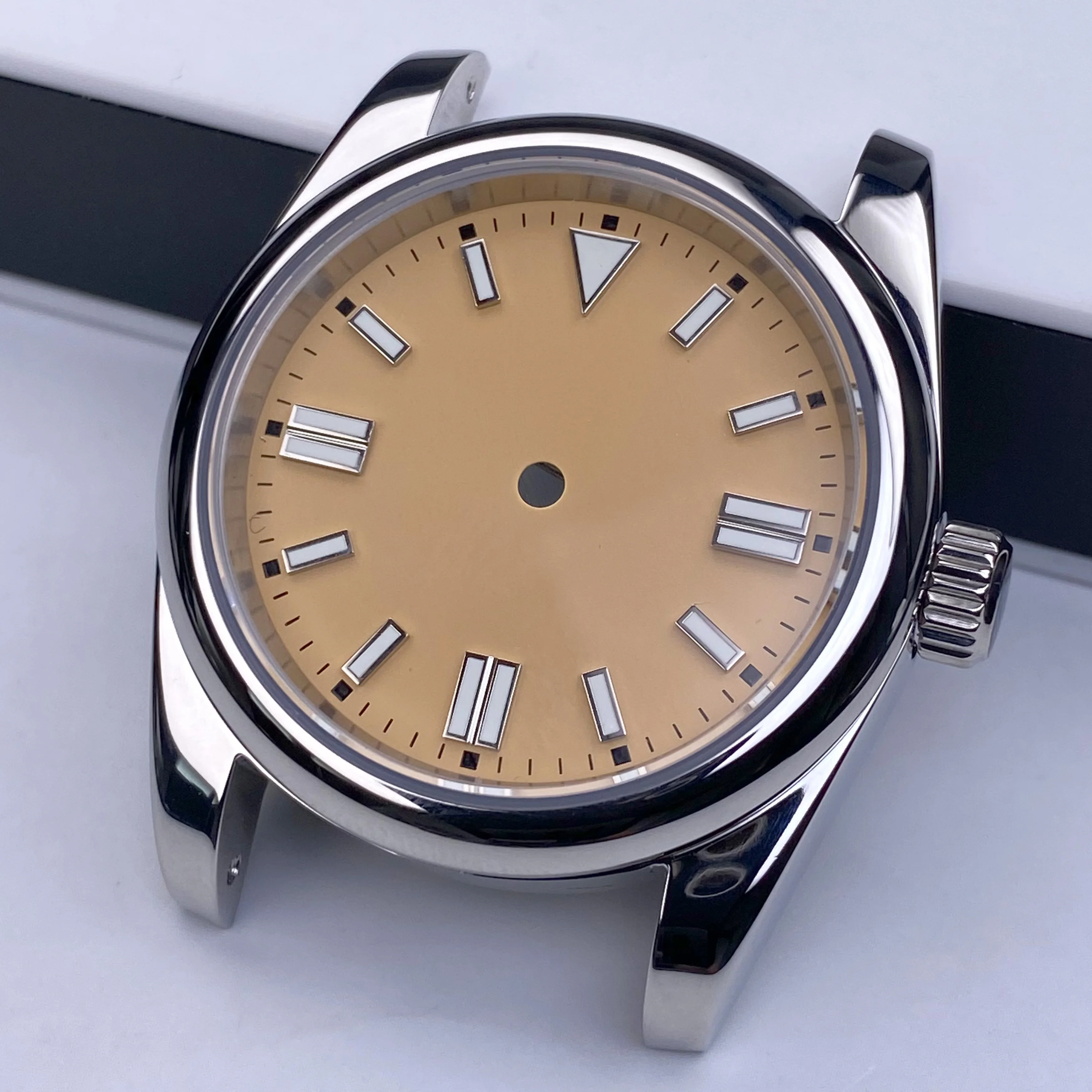 36mm Sapphire Glass Watch Case for NH35 Movement