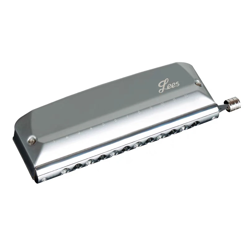 

Feifan-Chromatic Harmonica, Le-v48, Professional Mouth Organ, Alloy Comb, Chrome-plated copper board mouthpieces, 12 Holes Harp