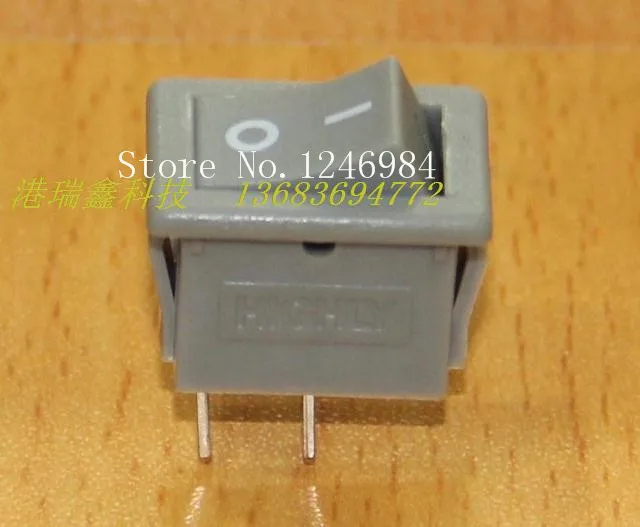 [SA]R9-22A power switch HIGHLY HIGHLY 250V2A gray feet two tranches boat type switch R9-00---200pcs/lot