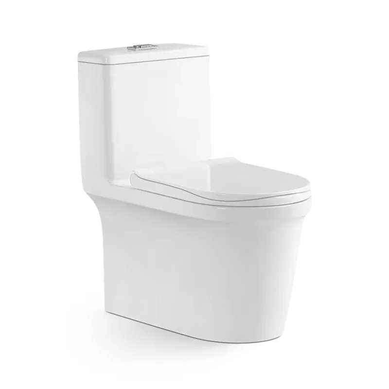 Inodoro Luxury Bathroom Sanitary Ware Siphon Flushing One Piece Ceramic White Wc s Trap Toilet Bowl