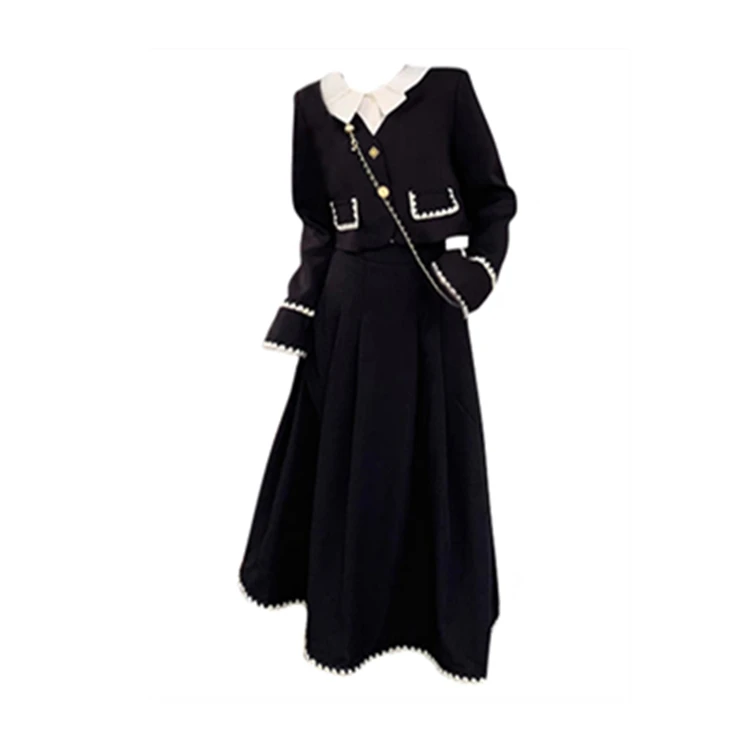 

plus Size Women's Faion Outerwear And Skirt Set Slimming Effect Special Large Size 200 Pou Autumn Collection