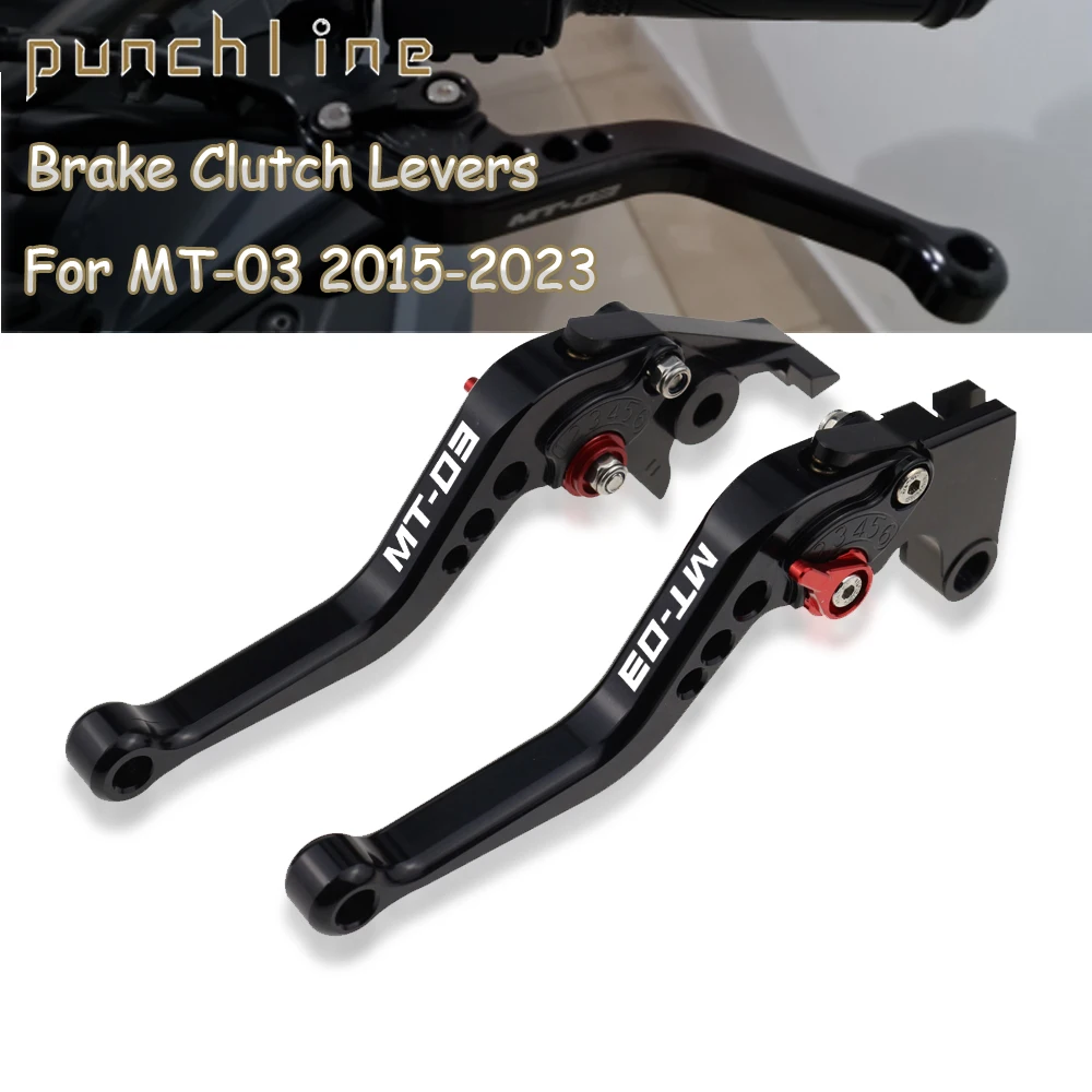 

Fit For MT-03 MT 03 MT03 2015-2023 Motorcycle Accessories Short Brake Handles Clutch Levers