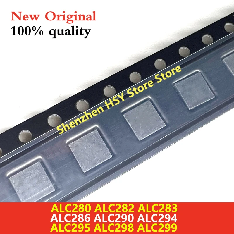 (5piece)100% New ALC280 ALC282 ALC283 ALC286 ALC290 ALC293 ALC294 ALC295 ALC296 ALC298 ALC299 QFN-48 QFN-56 Chipset