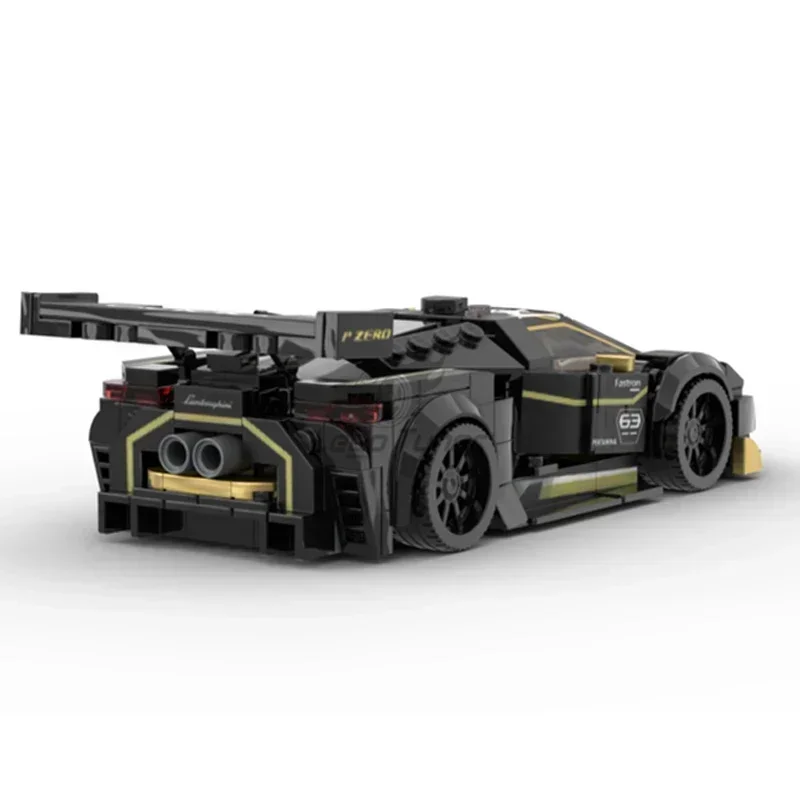 Klocki konstrukcyjne City Supercar Model Moc Speed Champion Trophy Technologia Modułowe Klocki Prezenty Zabawki Świąteczne Zestawy DIY Montaż
