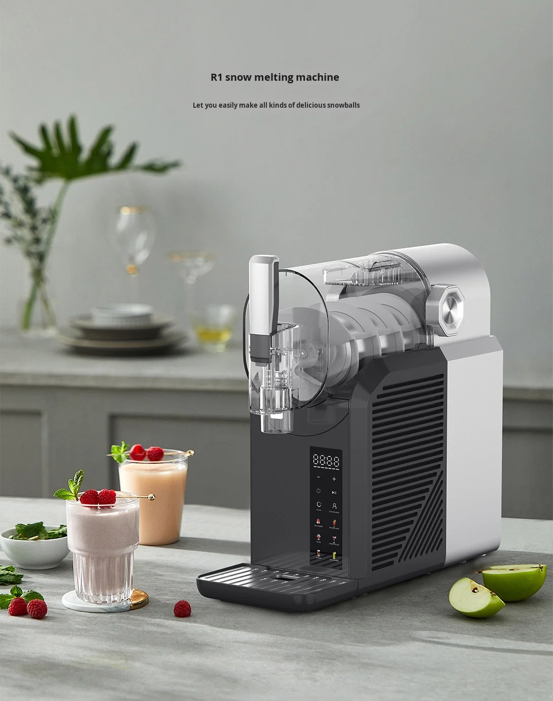 Hot Selling Self-Cleaning Slush Machine Child Lock 5 Programs for Slushie No Ice Required