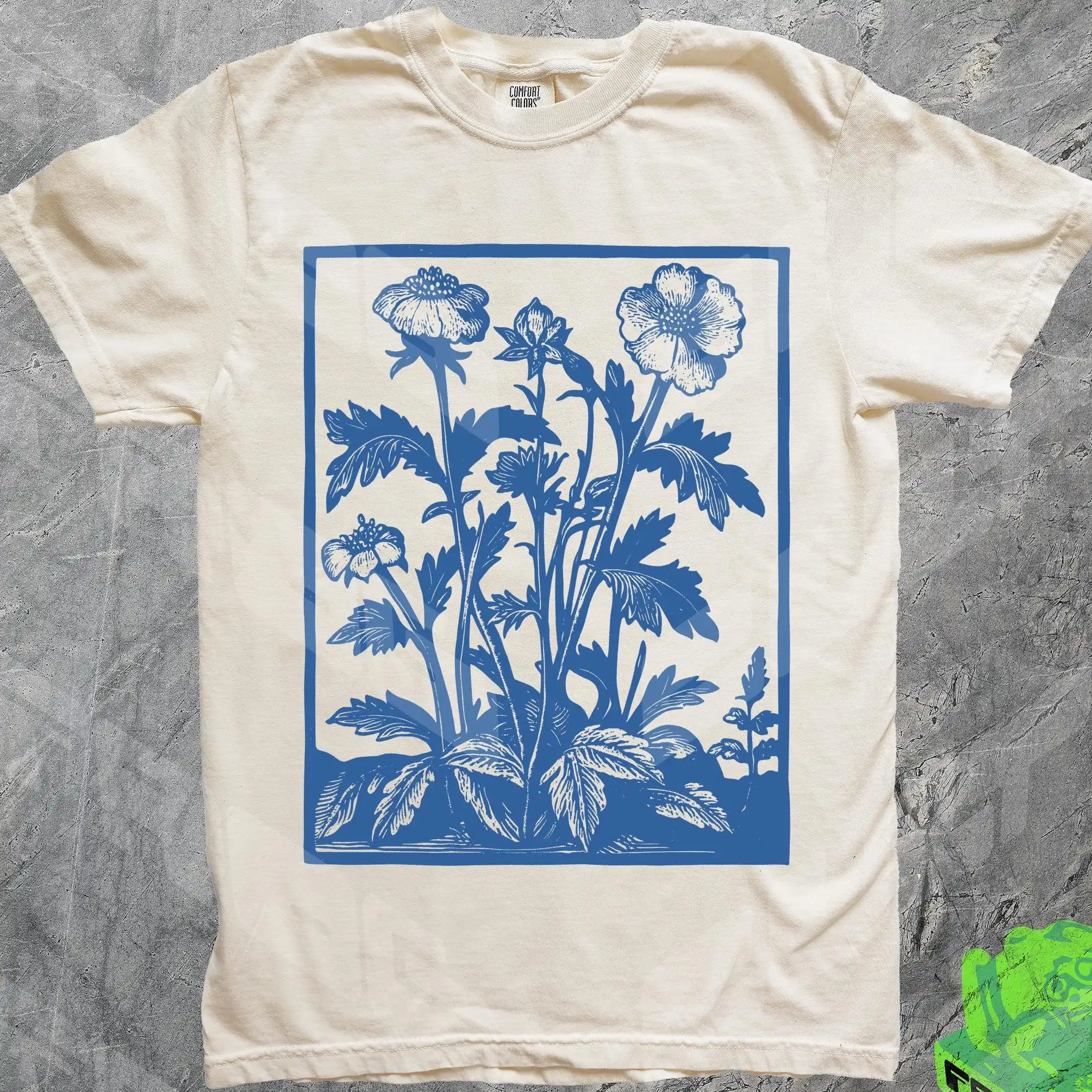 Vintage Wildflowers Graphic Shirt, Comfort Colors, 90s Retro Flowers Tee, Pressed Flowers, Gift for Her, Flower Girl