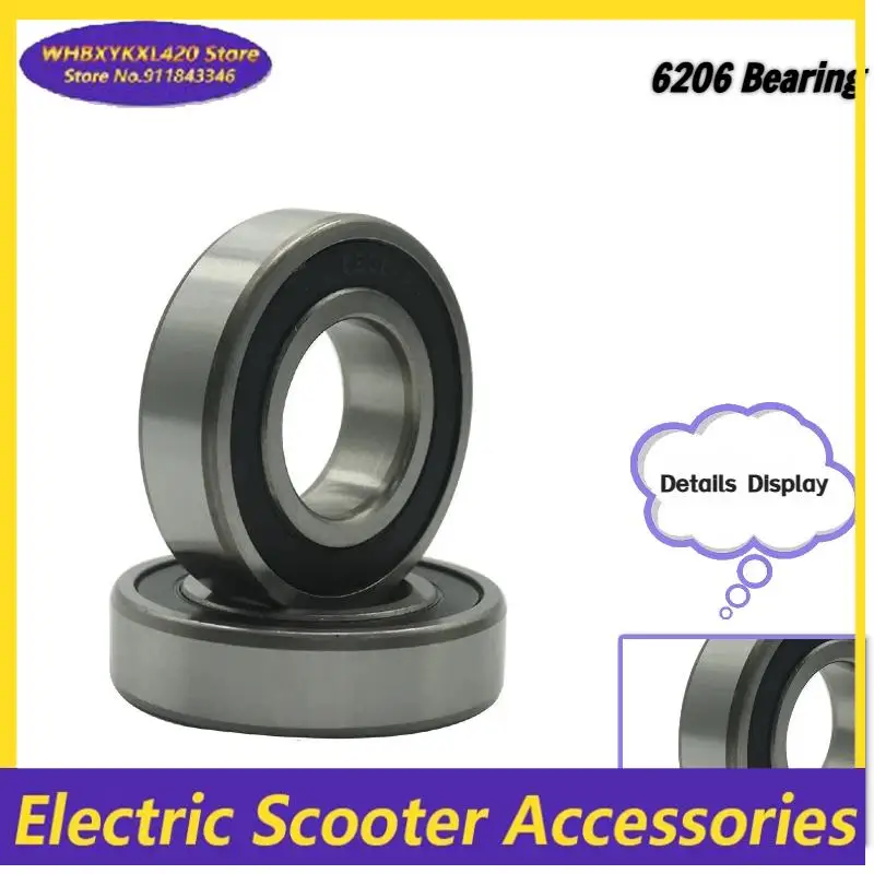 

Industrial-Grade Deep Groove Ball Bearing 6206 62X30X16 – Long-Lasting Electric Vehicle Front & Rear Wheel Bearing Spares