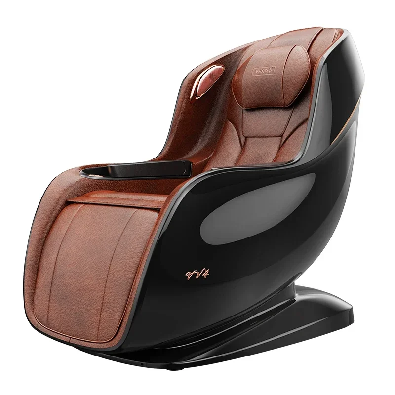 Massage Chair Small Household Intelligent Hot Compress Massage Chair Automatic First Layer Cowhide