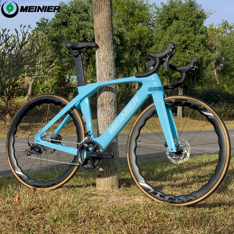 

Шоссейный велосипед из углеродного волокна, гоночный велосипед, электрический групповой комплект, гидравлический дисковый тормоз, 24-скоростной велосипедный велосипед