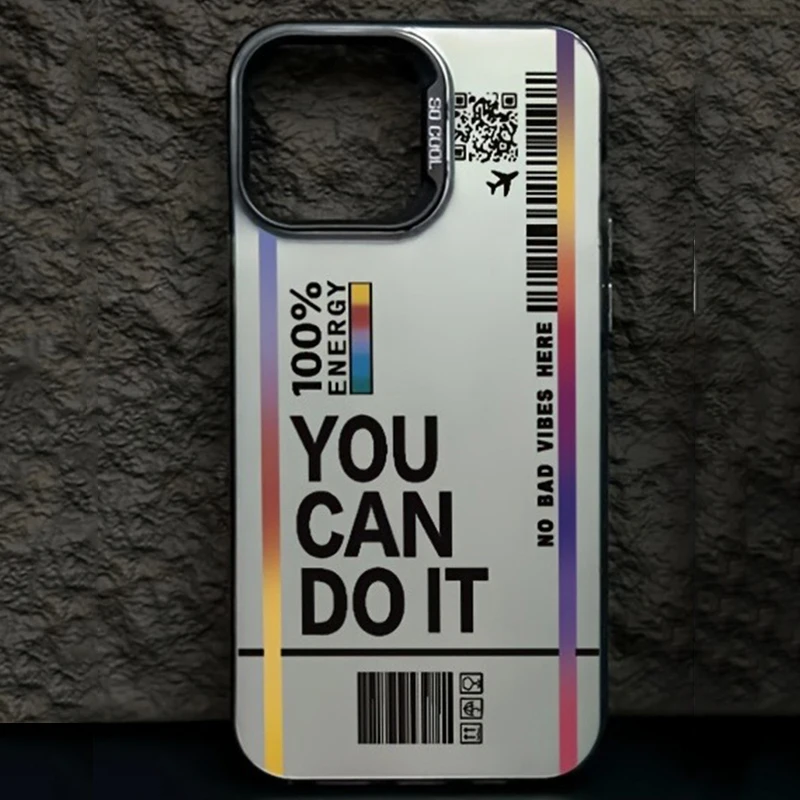 

For Samsung Galaxy A56 5G Cases Slogan Label Design Laser Case For A16 A26 A25 A24 A36 A55 A54 S25 S24 Ultra S23 Plus S22 Cover