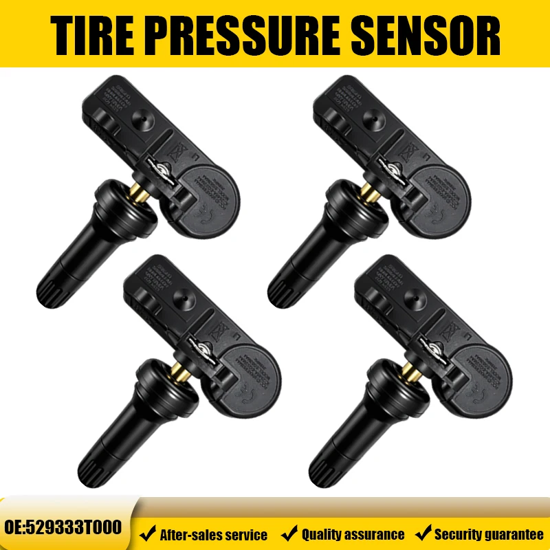 1/4PCS 433MHZ Sistema de control de presión de neumáticos TPMS compatible con KIA K9 K900 Quoris, reemplazo para 529333T000 52933-3T000