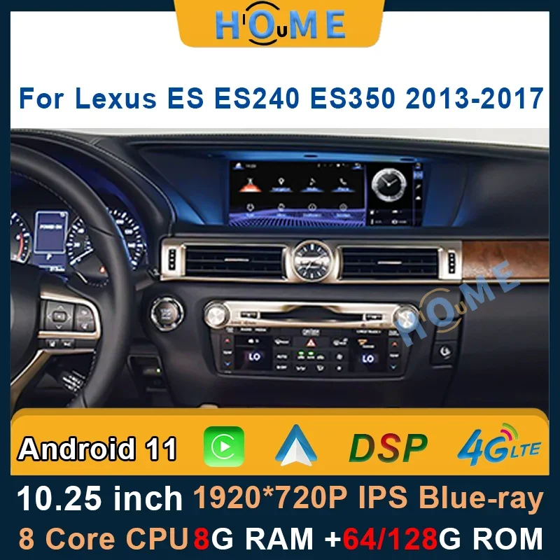 

Автомобильный радиоприемник на Android 11 8 + 128G, GPS-навигация для Lexus IS 200 250 300 350 200t 300h 2013-2017, мультимедийный плеер, Авторадио для CarPlay