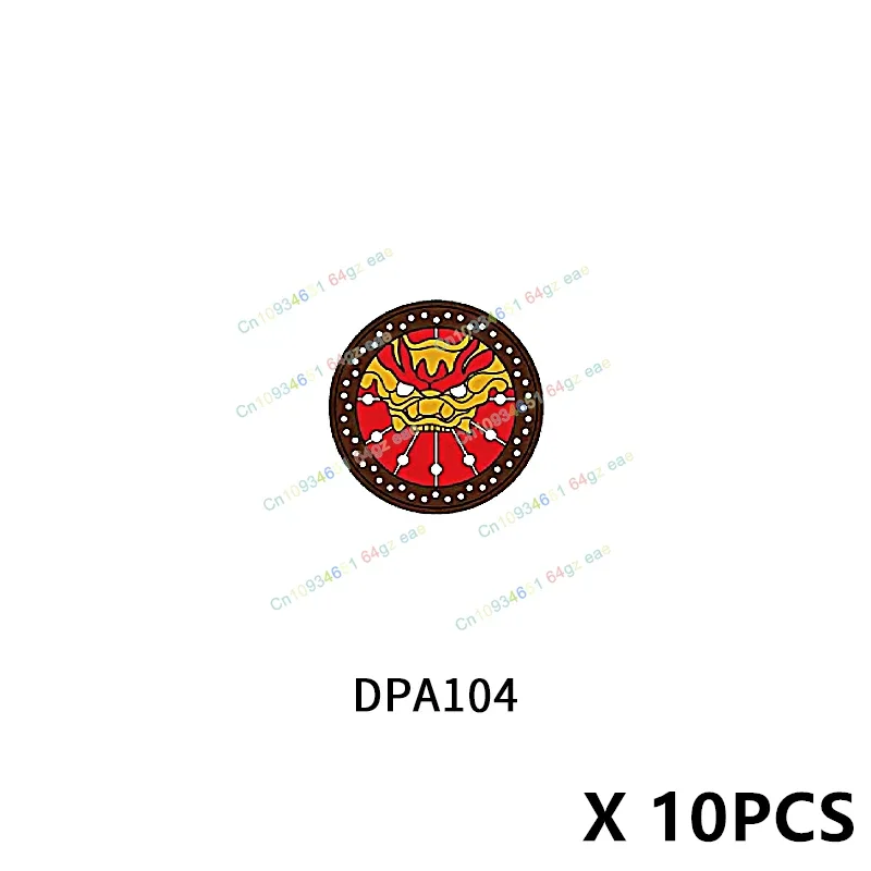 

Shield Style Weapon Medieval Soldier Accessories Building Blocks Figures Toys for Children Birthday Gifts 10PCS PJT060