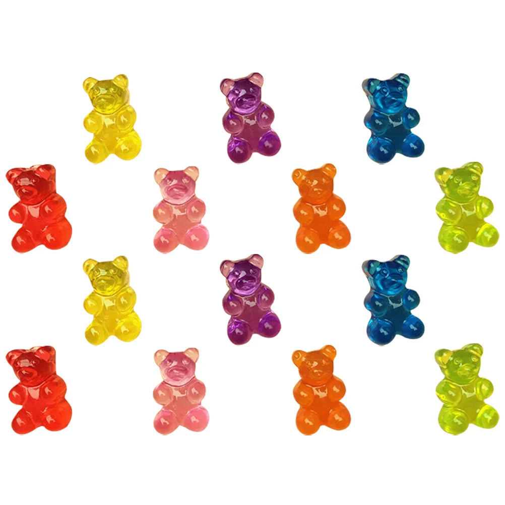 

7Pairs Bear Ear Studs Cute Earrings for Women Teen Delicate Tiny Jewelry Colorful Earrings Ear Studs