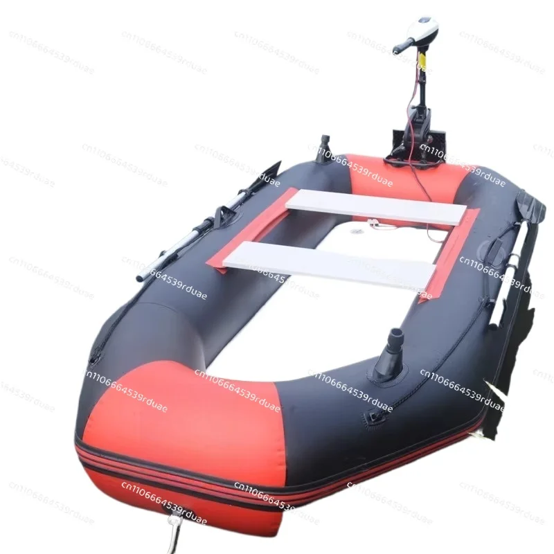 Automatic inflatable boat rubber thickened wear-resistant fishing assault kayak hard bottom hovercraft