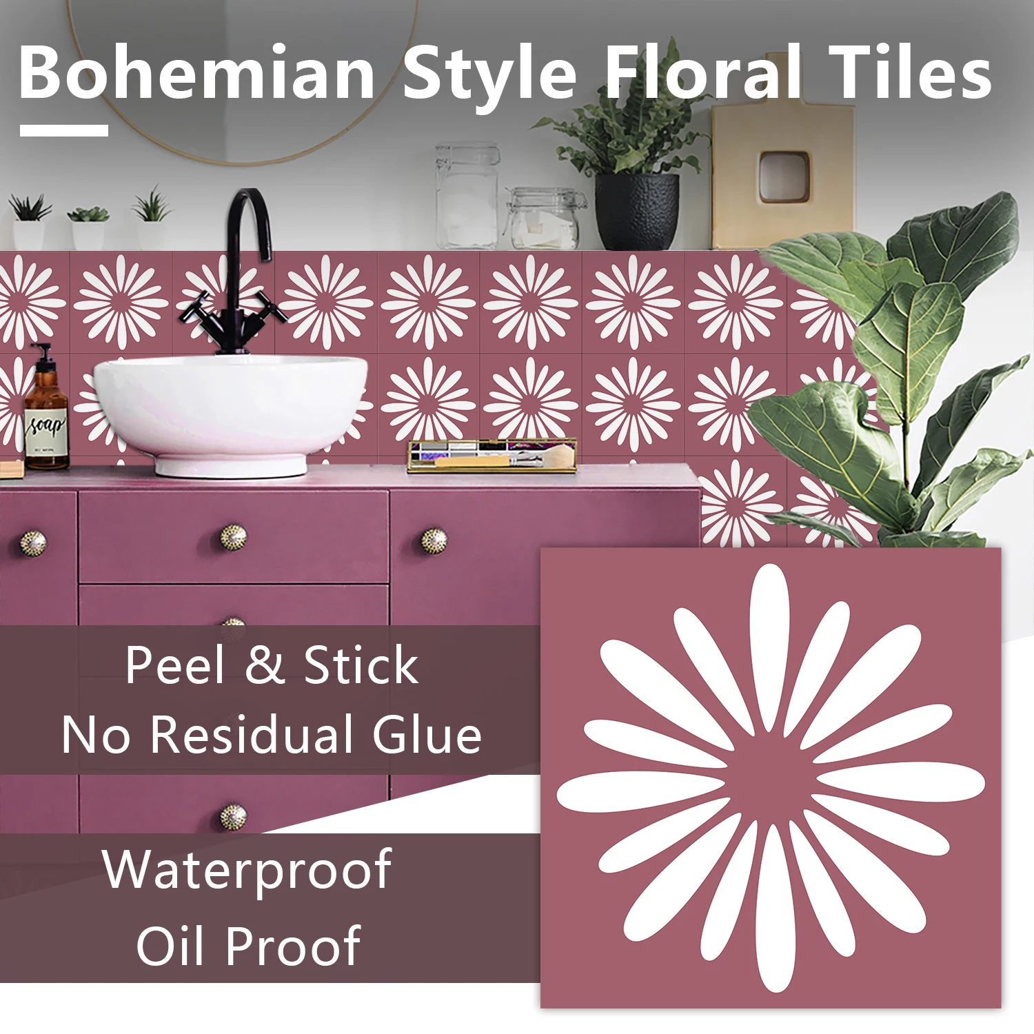 10Pcs Rose Red Dais…