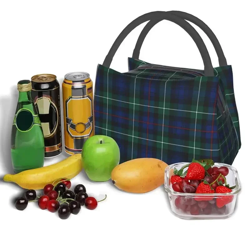 Clan Mackenzie Tartan izolowana torba na drugie śniadanie dla kobiet szkocja sztuka wielokrotnego użytku Cooler termiczne pudełko bento praca podróż